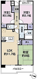 間取図画像 3LDK