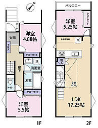 全3棟/2号棟 スペースの使い分けができるロフト付き