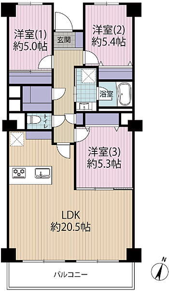 間取りを拡大表示