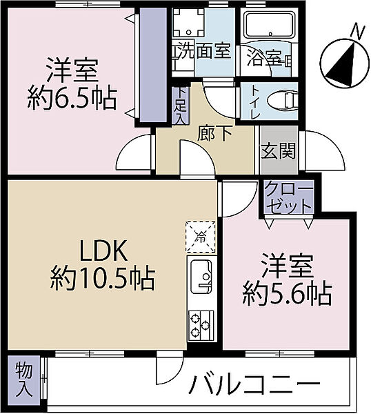 間取りを拡大表示