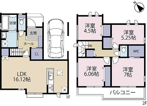 間取りを拡大表示