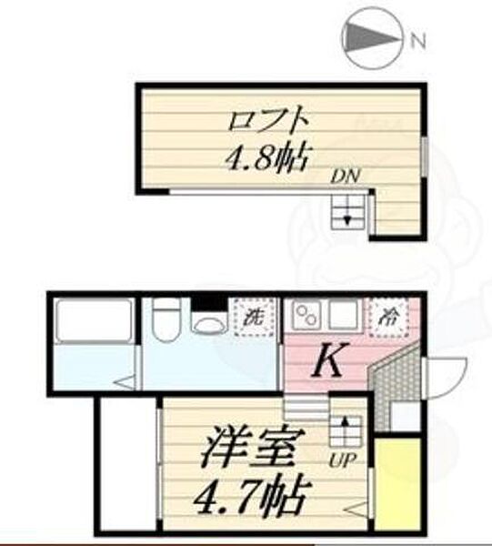 愛知県名古屋市中川区上高畑１丁目(賃貸アパート1R・1階・19.28㎡)の写真 その2