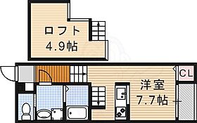 愛知県名古屋市昭和区福江１丁目4番1-1号（賃貸アパート1K・1階・21.37㎡） その2