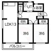 愛知県名古屋市瑞穂区春山町6番4号（賃貸マンション2LDK・3階・55.00㎡） その2