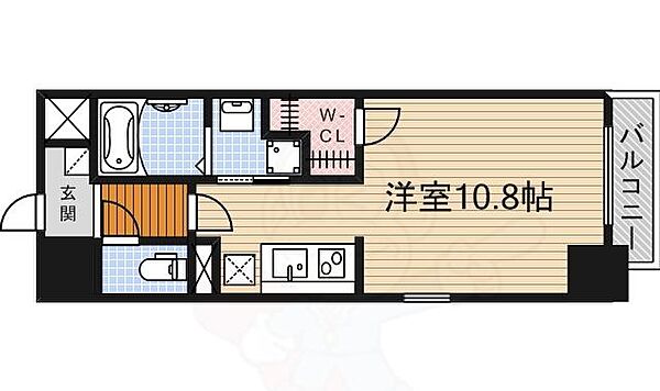 愛知県名古屋市港区港陽３丁目(賃貸マンション1R・3階・29.02㎡)の写真 その2