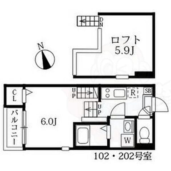 ハーモニーテラス北原町 ｜愛知県名古屋市瑞穂区北原町２丁目(賃貸アパート1K・1階・20.11㎡)の写真 その2