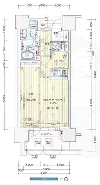 愛知県名古屋市中区丸の内３丁目(賃貸マンション1LDK・11階・39.88㎡)の写真 その2