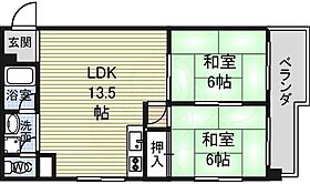 愛知県名古屋市中区千代田２丁目10番34号（賃貸マンション2LDK・6階・50.03㎡） その2