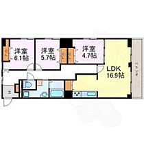 愛知県名古屋市中区富士見町13番22号（賃貸マンション3LDK・8階・84.42㎡） その2