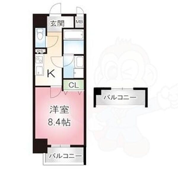 エクラン上前津 ｜愛知県名古屋市中区富士見町(賃貸マンション1K・3階・30.80㎡)の写真 その2