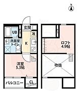 愛知県名古屋市中川区上高畑１丁目13番（賃貸アパート1K・1階・20.68㎡） その2