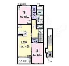 愛知県名古屋市港区宝神町字操出（賃貸アパート2LDK・2階・56.47㎡） その2