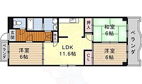 愛知県名古屋市熱田区四番２丁目2番25号（賃貸マンション3LDK・4階・62.50㎡） その2