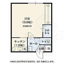 愛知県名古屋市熱田区一番２丁目（賃貸アパート1R・2階・24.30㎡） その2