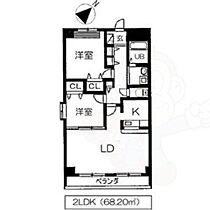 愛知県名古屋市昭和区広路町字石坂（賃貸マンション2LDK・3階・68.20㎡） その2