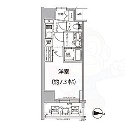 エスリード大須アヴェニュー 1Kの間取図画像