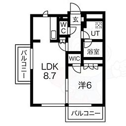 間取図画像 1LDK