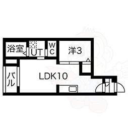 間取図画像 1LDK