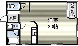 ナビシティ丸の内 ワンルームの間取図画像