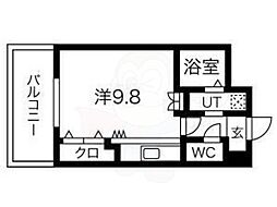 ONTHESPACE 1Kの間取図画像