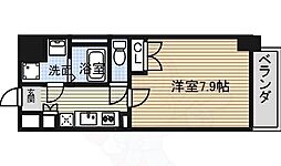 アマーレ葵 7階1Kの間取り