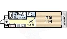 J-レジデンス栄2 6階1DKの間取り