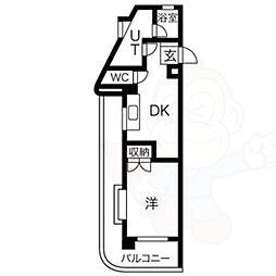 間取図画像 1DK