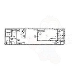 リベール元中野II 1LDKの間取図画像