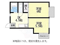 間取図画像 2DK