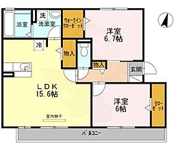 ビラーション赤坪 2階/-