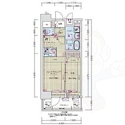 プレサンス上前津グレース 1LDKの間取図画像