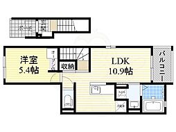 ブリッサ港西2 2階