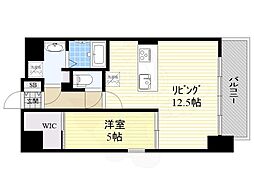パークアクシス名古屋山王橋 1LDKの間取図画像