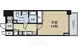 プレサンスSAKAE白川公園2 1Kの間取図画像