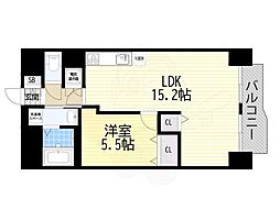 金山レックスマンション 1LDKの間取図画像
