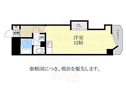 秋月ハイツ ワンルームの間取図画像