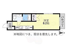 グランデ六番町 ワンルームの間取図画像