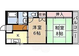 エクセルタウン 2階/-