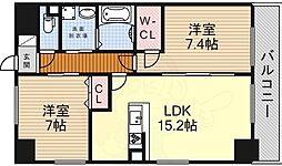 GRANDUKE上前津 2LDKの間取図画像