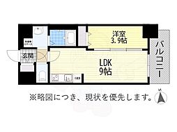 アドバンス名古屋アウリィ 1LDKの間取図画像