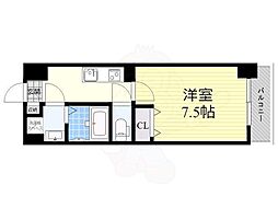 アマーレ葵 1Kの間取図画像