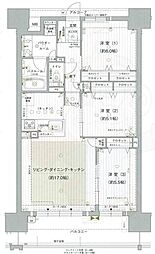 プレサンスロジェ金山 3LDKの間取図画像