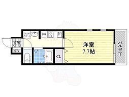 ベレーサ新瑞橋 1Kの間取図画像