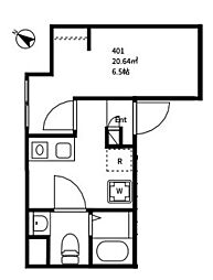 渋谷区恵比寿2丁目マンション 1Kの間取図画像