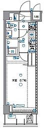 パティーナ菊川 1Kの間取図画像