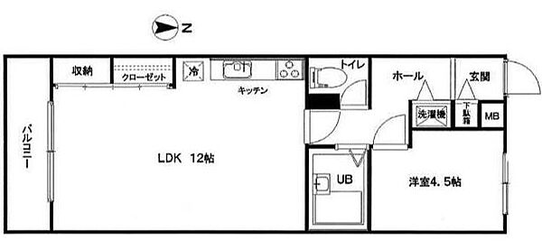 メープルコート中青木 ｜埼玉県川口市中青木1丁目(賃貸マンション1LDK・1階・40.00㎡)の写真 その2