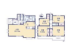 青梅市長淵8丁目　新築分譲住宅　全8棟　A号棟