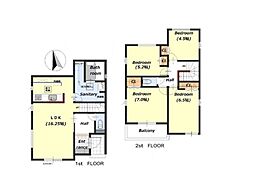 西多摩郡瑞穂町二本木　新築分譲住宅　全5棟　2号棟