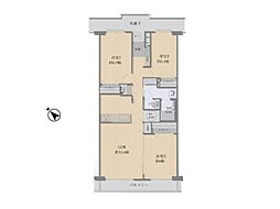 間取図画像 3LDK