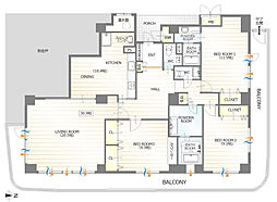 間取図画像 3LDK